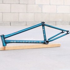 WE THE PEOPLE BMX NETWORK BICYCLE FRAME MATTE TRANS TEAL CULT SUNDAY DAN KRUK