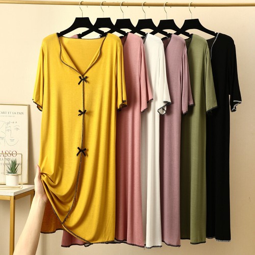 Women modal cotton nightie - modal,