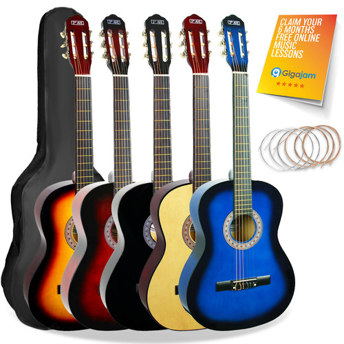 Classical guitar size with - guitar, 3/4