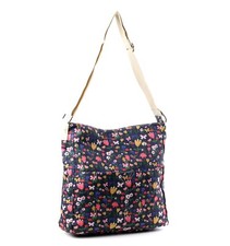 Womens Large Canvas Cross Body Bag Flower Butterfly Owl Messenger Shoulder Bags