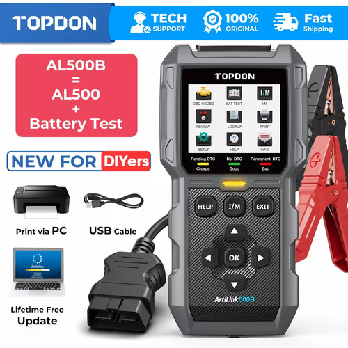 Topdon al500b obd2 - topdon,