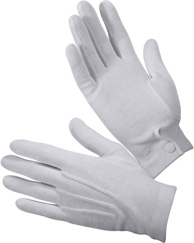 White dress parade gloves - white,