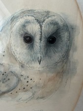 Vintage Owl Watercolour