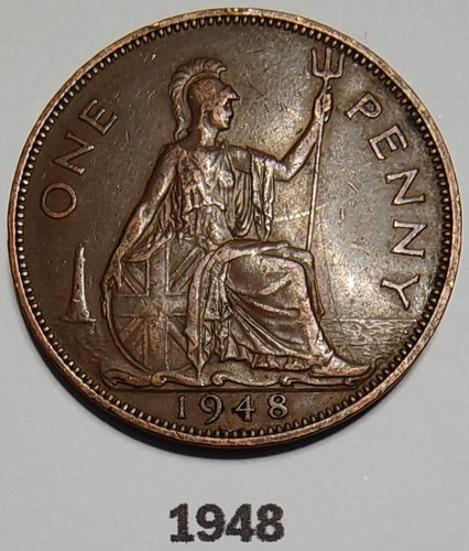 1948 one penny king - one, george