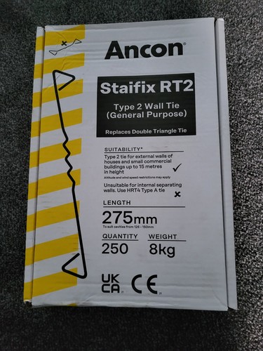 Ancon 275mm cavity - ancon,