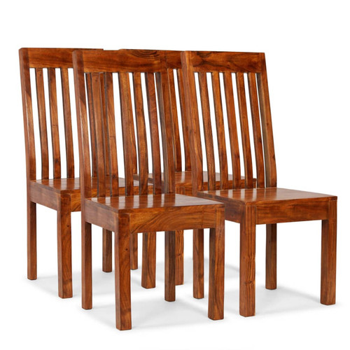 Dining chairs 4pcs solid - chairs,
