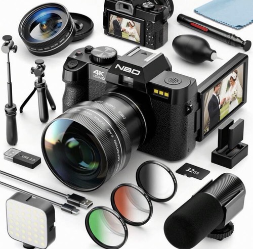 Nbd digital camera 48mp - nbd, 4k