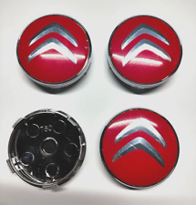 4 X Citroen Red Silver Alloy