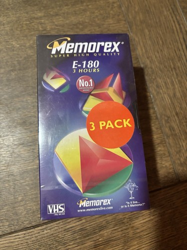 Memorex 180 hour blank vhs - memorex,