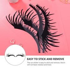 Sticker Car Eyelashes Stickers