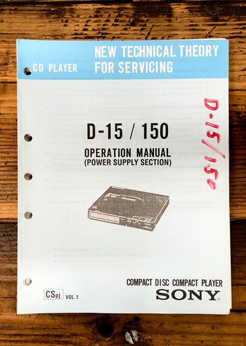 Sony 150 player - d-150, cd