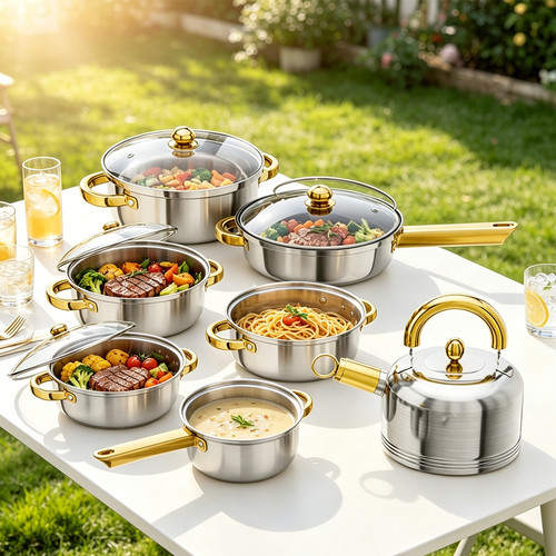 17pcs induction non stick - 17pcs,
