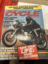 Laverda 1000 First Test. Kawasaki KH250 Cycle World Magazine 1976 Yamaha XS650