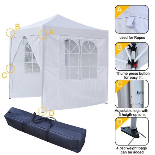 2x2m pop gazebo garden - 2x2m,