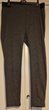 Ladies Slim Leg Trousers In A Dogtooth Design  Size 20 By PEACOCKS