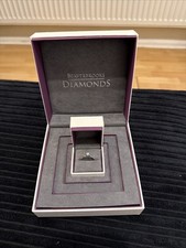 Beaverbrooks 18ct White Gold Diamond Solitaire Ring 0.30cts Size N