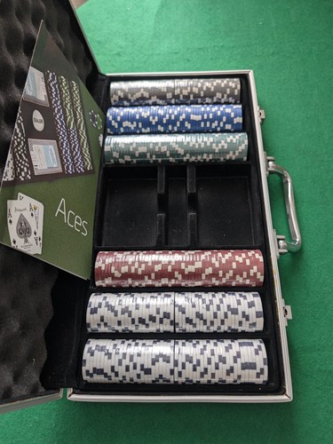 Poker set chip 300 12g - 12g, dice
