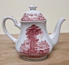 Romantic england ironstone red - romantic,