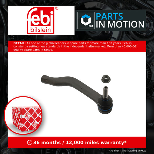 Tie track rod end fits - end,