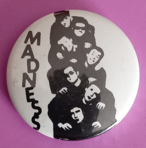 Madness vintage 1980s 25mm - madness,