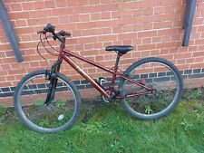 Dark red/purple Apollo bike, added accessories