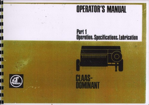 Claas dominant baler - claas,