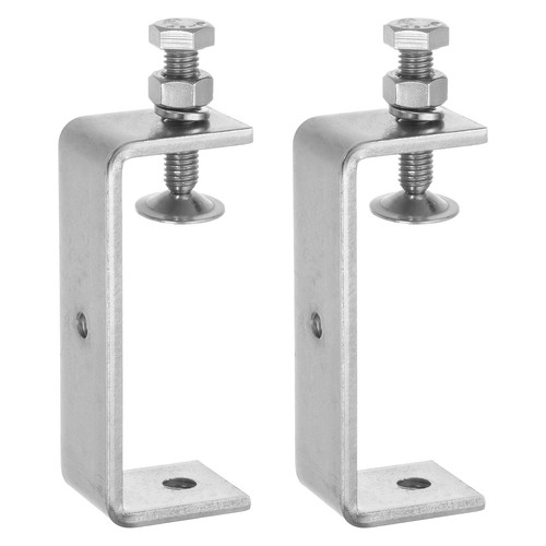 2pcs stainless steel clamps - steel, c