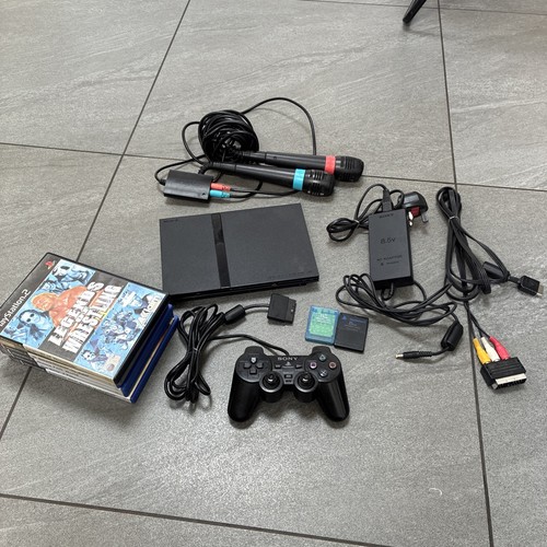 Ps2 slim console bundle - slim,