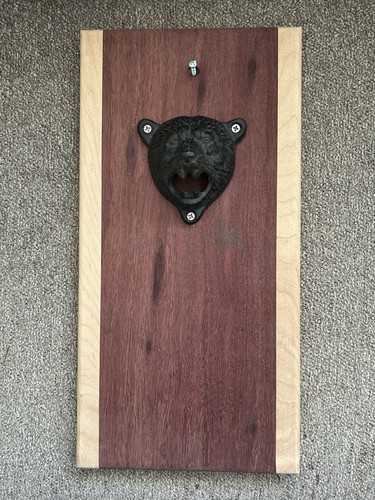 Solid cast iron bear - bear, head