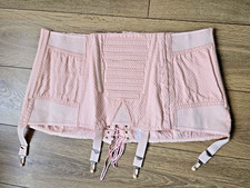 1940-1950s Vintage Underwired Corset Girdle Suspender Boned Laced What Kathy did