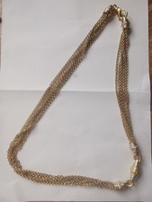 Vintage GROSSE Gold Tone Necklace 26" R5M