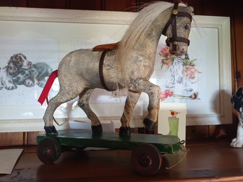 Vintage rocking horse - vintage,
