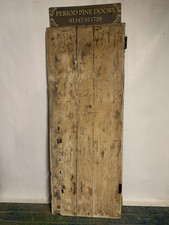 P26 ( 27 X 69 3/4) Rustic Plank Ledge & Braced Cottage Period Pine Door