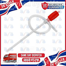 HAND SYPHON SIPHON PUMP WATER FUEL LIQUID TRANSFER  TUBE LONG HOSE PETROL DIESEL