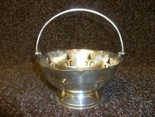 Antique pierced silver plated - antique,