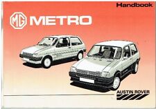 MG METRO 1300 & 1300 TURBO ORIGINAL 1987 OWNERS INSTRUCTION HANDBOOK