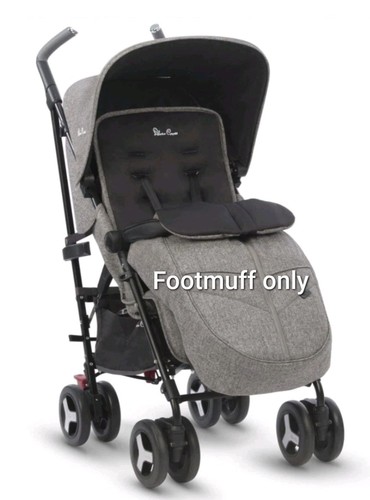 Silver cross footmuff - silver,