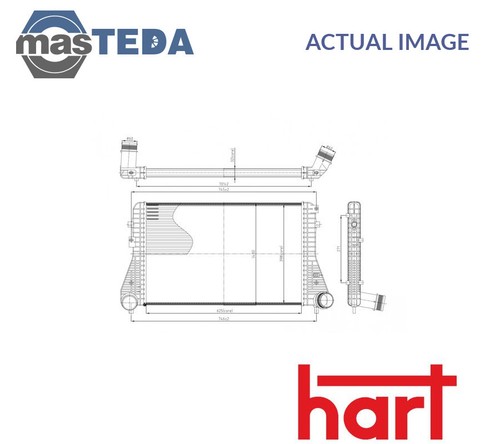 614 067 intercooler - 614, radiator