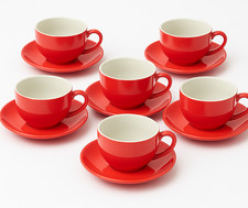 CHRISTMAS GIFT RED CUP SAUCERS