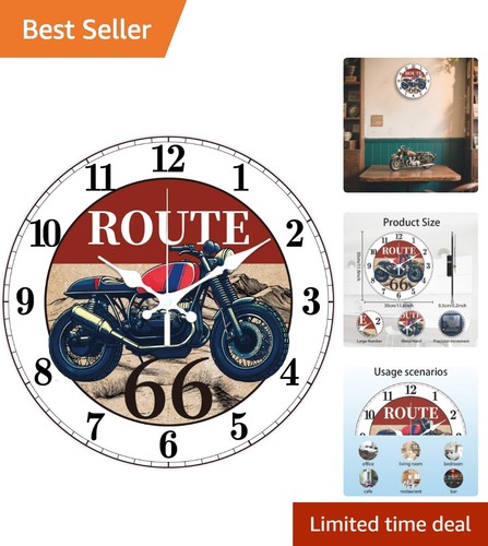 Charming retro motorbike wall - retro,