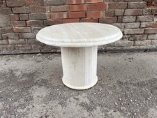 Table- Coffee Table-Travertine Coffee Table-1970s Italian Travertine Vintage  