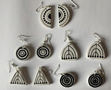 Job Lot of Clay Earrings. Home