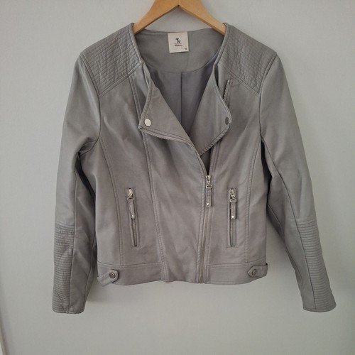Faux leather biker - biker, size