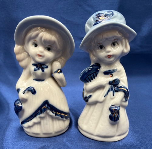 Pair vintage delft style - of,