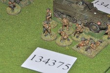 20mm WW2 / british - half track & 8 infantry - (134375)