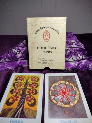 Thoth tarot crowley white box - thoth,