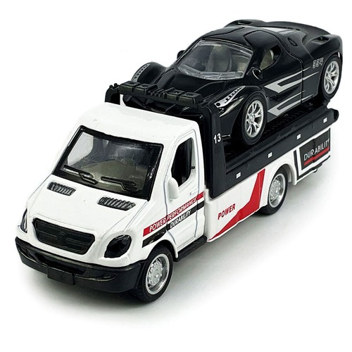 Flatbed truck toy - toy, trailer
