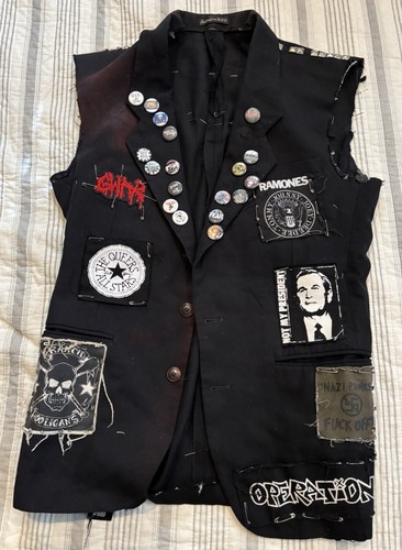 Homemade punk suit sleeveless - homemade,