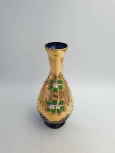 Vtg murano bohemian cobalt - murano,