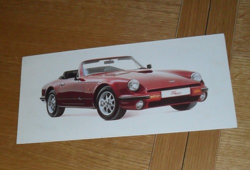 Tvr s3c brochure - flyer, 1991